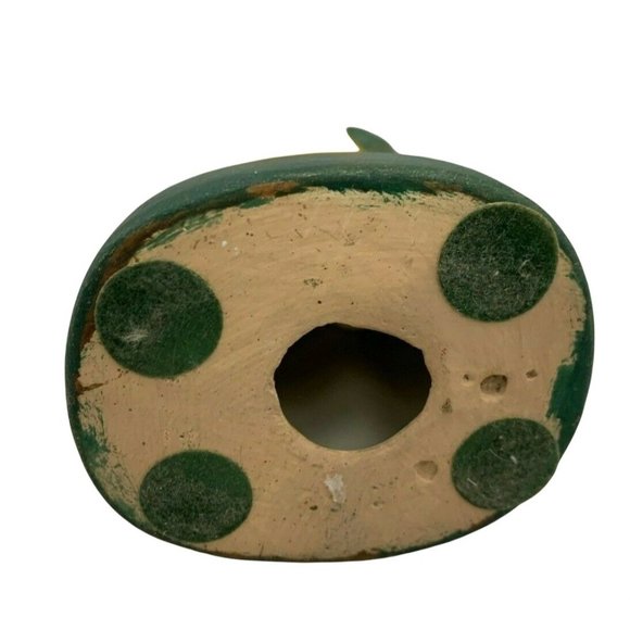 Boy and Girl Ceramic Figurines w/ Pig & Bunny Rabbit 8" Tall Hollow - Picture 7 of 9